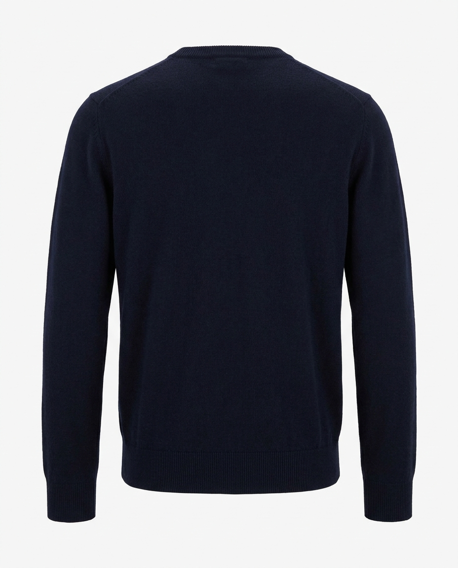Men's Merino Wool Blend Crew Neck Jumper